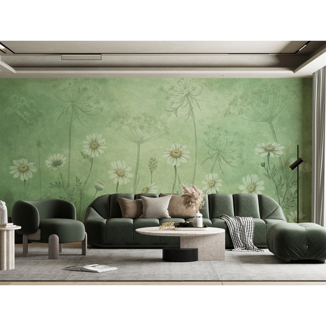 Sir Edward / Dazzling Daisies Green W13364