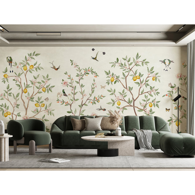 Sir Edward / Lemon Tree Chinoiserie White W13373