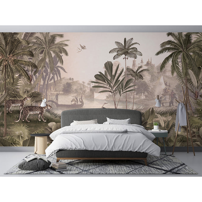 Sir Edward / Leopard Landscape Sepia W13376