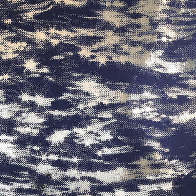 輸入壁紙 Flavor Paper / STARGLINT / Deep Water on Chrome Mylar
