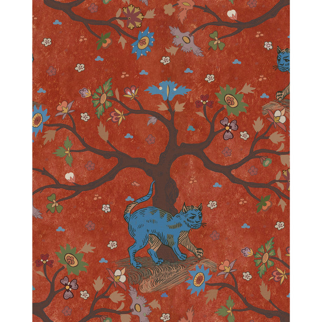 輸入壁紙 MINDTHEGAP / TRANSYLVANIAN RHAPSODY / TREE OF LIFE Coral WP20937