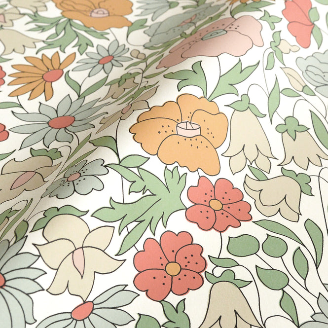 【A4サンプル】LIBERTY / POPPY MEADOWFIELD / LICHEN 07221001F