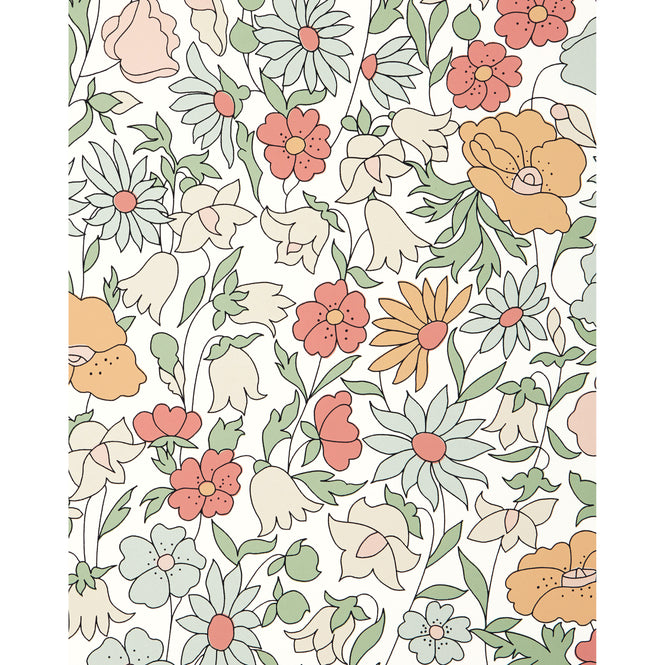 【A4サンプル】LIBERTY / POPPY MEADOWFIELD / LICHEN 07221001F