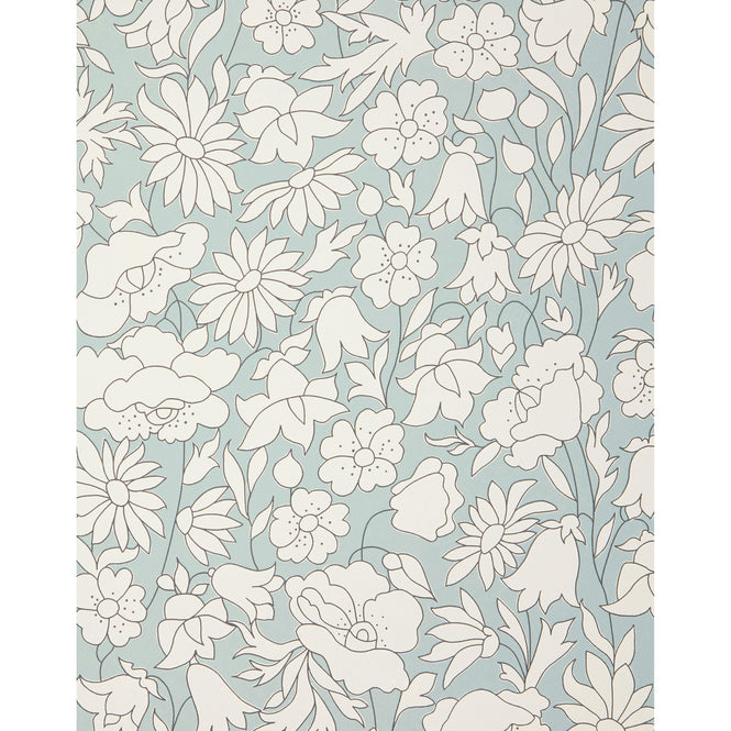 【1mサンプル】LIBERTY / POPPY MEADOW / SALVIA 07221002F