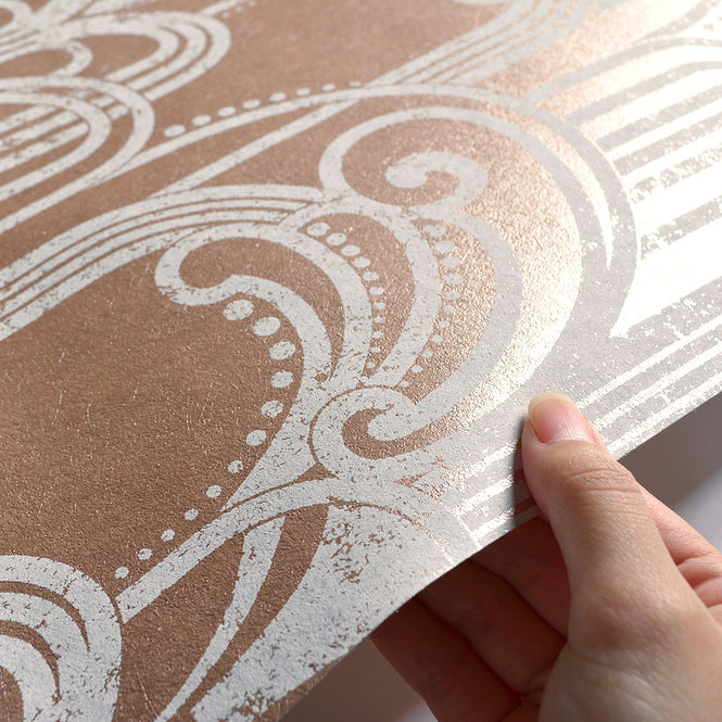 Graham & Brown / Art Deco Rose Gold 104298