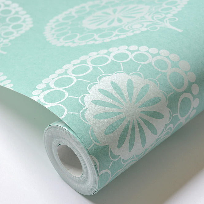 【A4サンプル】Texdecor CASAMANCE / 111207 T-blue Damask (UTOPIA4)