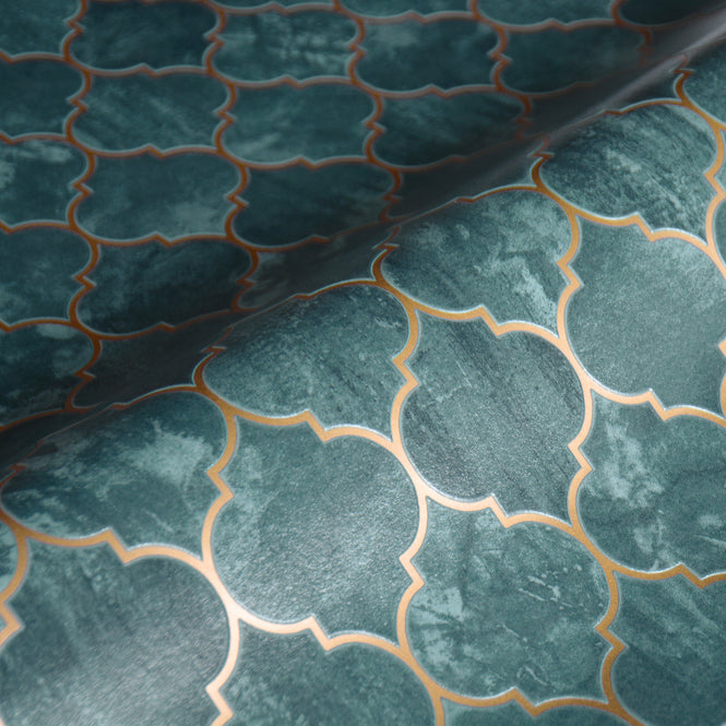 Graham & Brown / OASIS / TEGULA TEAL/COPPER 112643