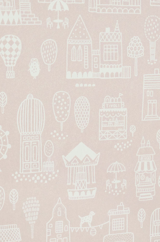 Majvillan / Small town Dusty Pink / 118-03