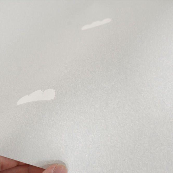 【切売m単位】Majvillan / Dreamy clouds soft grey / 132-01