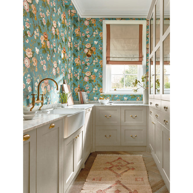 Sanderson / ONE SIXTY WALLPAPER COLLECTION / Hykenham High Sea / Ginger 217041
