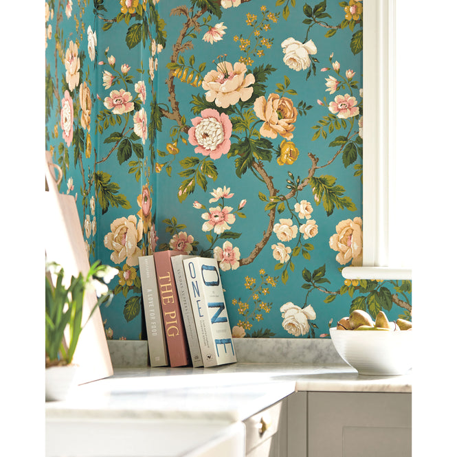 Sanderson / ONE SIXTY WALLPAPER COLLECTION / Hykenham High Sea / Ginger 217041