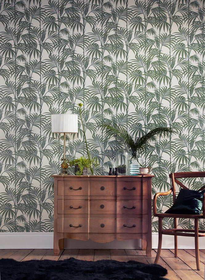 【限定数】輸入壁紙 Graham & Brown / GLITTERATI / Honolulu 32-969 Green