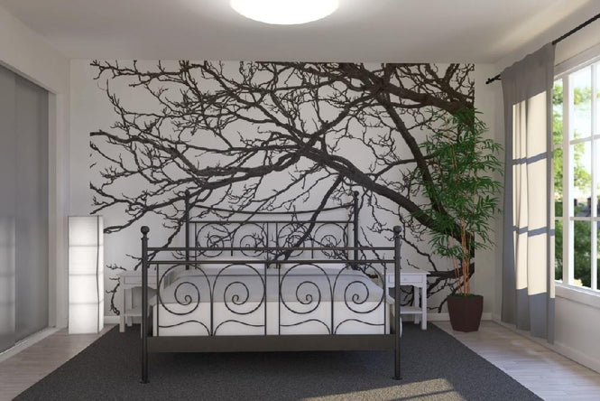 PHOTOWALL / Black and White Tree (e19110)