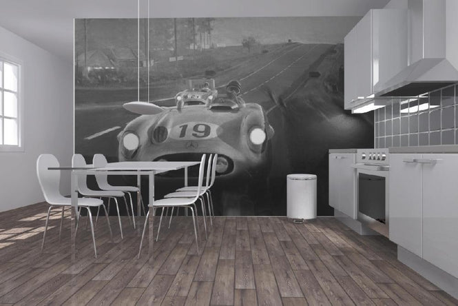 PHOTOWALL / Le Mans - b/w (e12025)