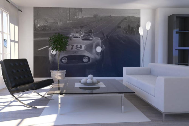 PHOTOWALL / Le Mans - b/w (e12025)