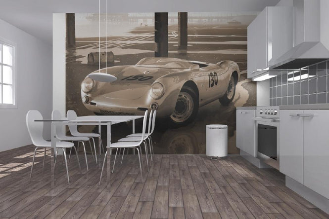 PHOTOWALL / Jimmys car Sepia (e12075)