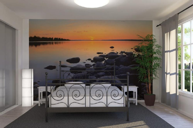 PHOTOWALL / Northern Sweden Midnight Sun (e10091)