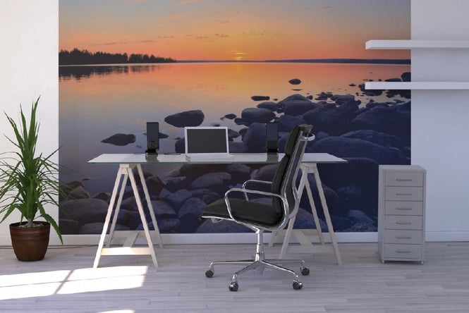 PHOTOWALL / Northern Sweden Midnight Sun (e10091)