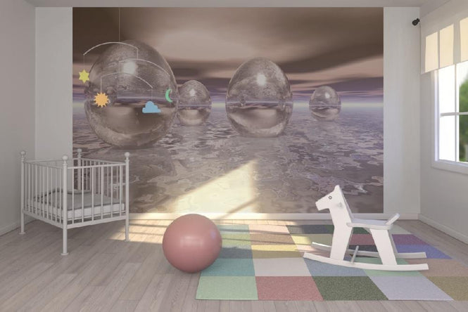 PHOTOWALL / 3D Floating Eggs (e1447)