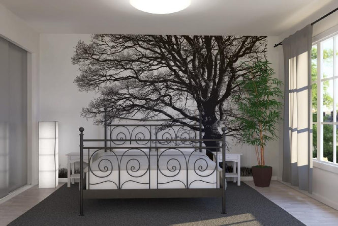 PHOTOWALL / Alone Tree - b/w (e19447)