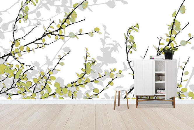 PHOTOWALL / Mountain Birch Green (e19525)