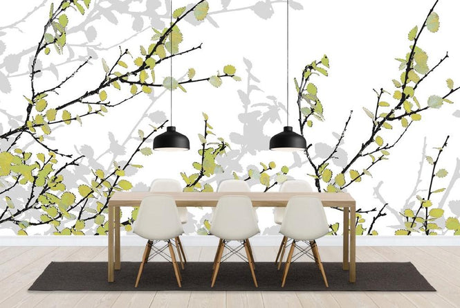 PHOTOWALL / Mountain Birch Green (e19525)