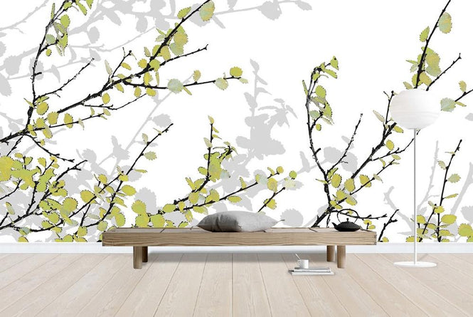PHOTOWALL / Mountain Birch Green (e19525)