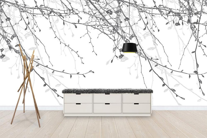 PHOTOWALL / Spring Beech Silver (e19530)