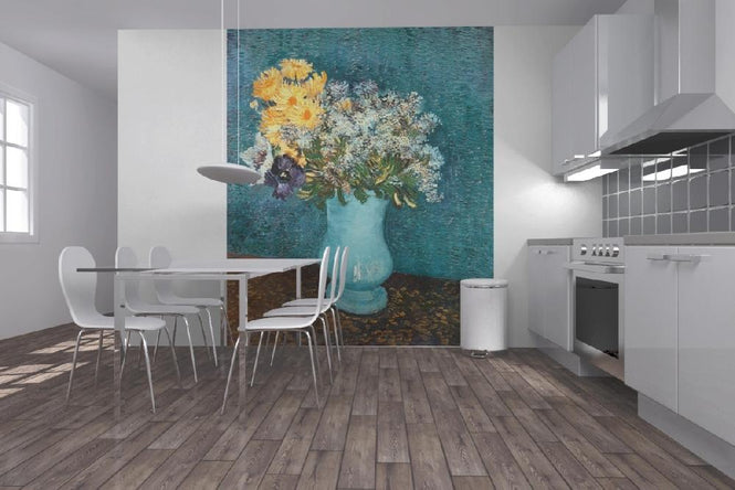 PHOTOWALL / van Gogh,Vincent - Vase with Lilacs,Daisies and Anemones (e10372)
