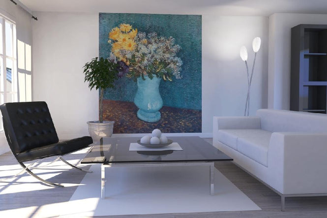 PHOTOWALL / van Gogh,Vincent - Vase with Lilacs,Daisies and Anemones (e10372)