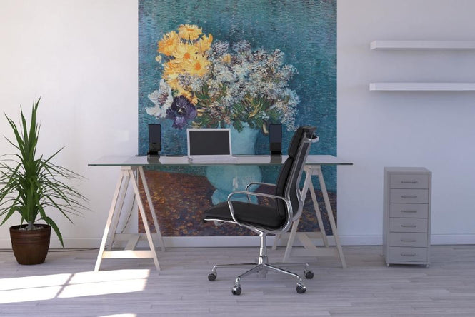 PHOTOWALL / van Gogh,Vincent - Vase with Lilacs,Daisies and Anemones (e10372)