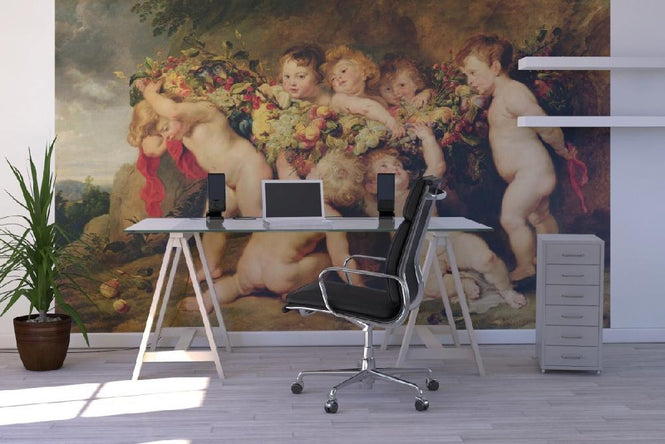 PHOTOWALL / Garland of Fruit, Peter Paul Rubens (e10383)