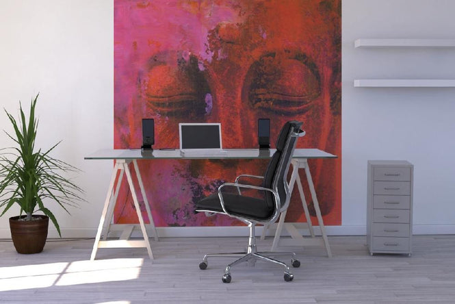 PHOTOWALL / Red Buddha (e19842)