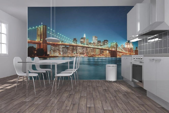 PHOTOWALL / Bright Brooklyn Bridge (e19862)