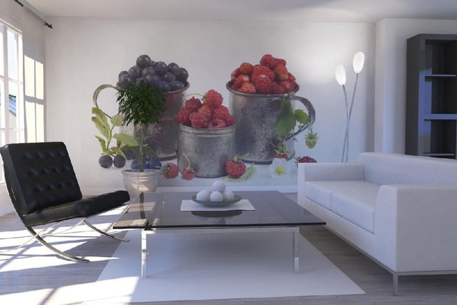 PHOTOWALL / Blueberries Rasberries and Strawberries (e20095)