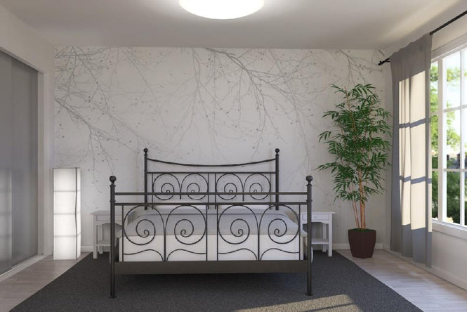 PHOTOWALL / Black Beech - Grey (e20237)