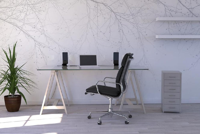 PHOTOWALL / Black Beech - Grey (e20237)