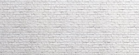 PHOTOWALL / Brick Wall - White (e20332)