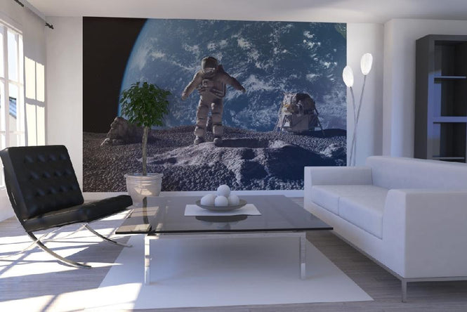 PHOTOWALL / Astronaut with Earth in Background (e20366)