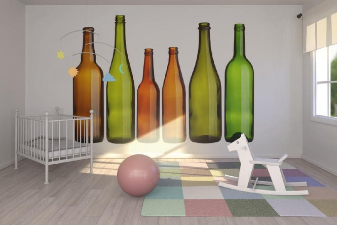 PHOTOWALL / Colorful Bottles (e20367)