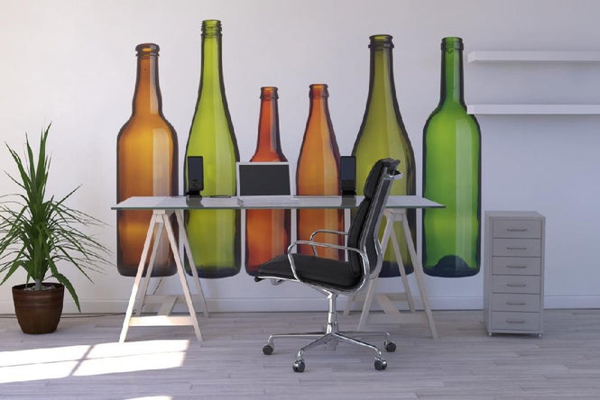 PHOTOWALL / Colorful Bottles (e20367)