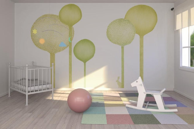 PHOTOWALL / Studio Rita | Elin ohrling - Forestscape - Green (e20452)