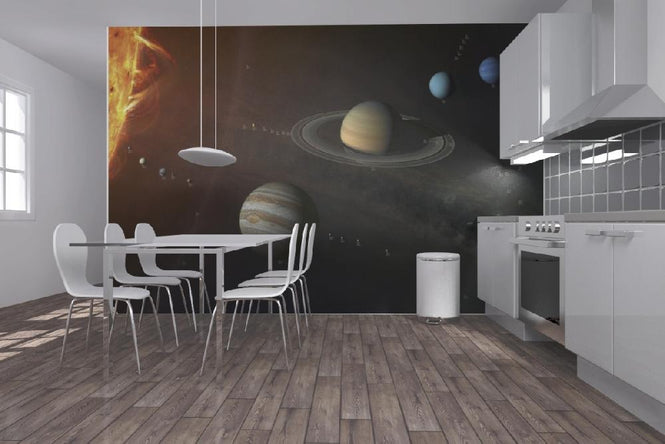 PHOTOWALL / Solar System - With info labels (e20505)
