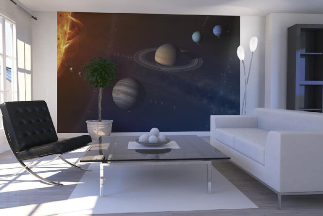 PHOTOWALL / Solar System - With info labels (e20505)