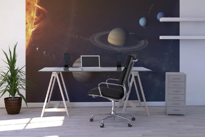 PHOTOWALL / Solar System - With info labels (e20505)