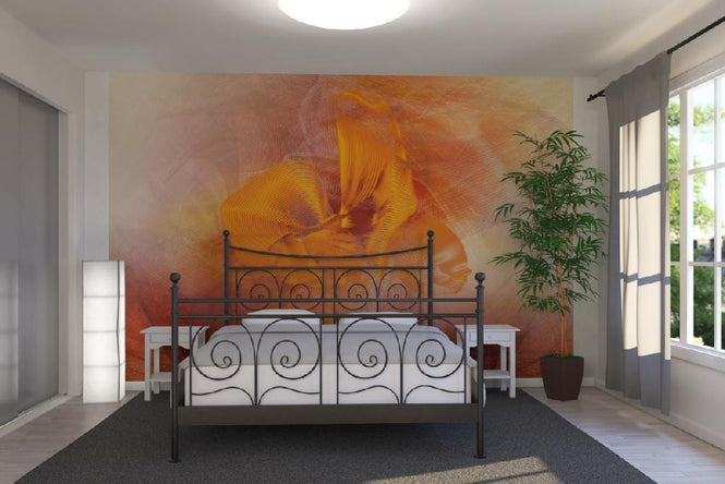 PHOTOWALL / Orchid Chaos - Orange (e20484)