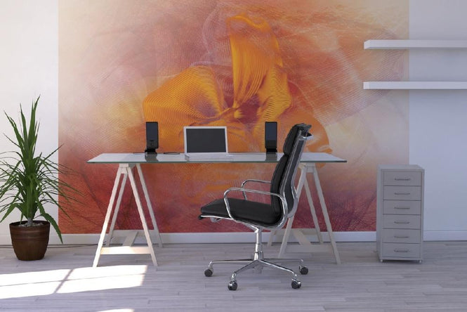 PHOTOWALL / Orchid Chaos - Orange (e20484)