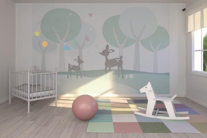 PHOTOWALL / Deer in Woods (e20898)