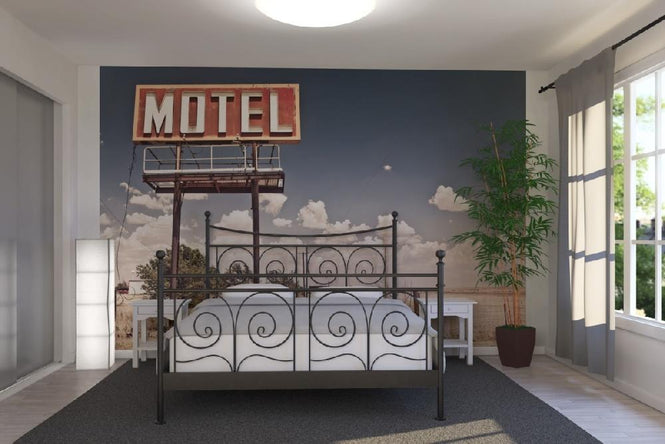 PHOTOWALL / Old Motel Sign on Route 66 (e21128)