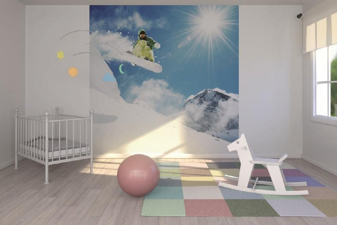 PHOTOWALL / Snowboarder at Jump (e21136)